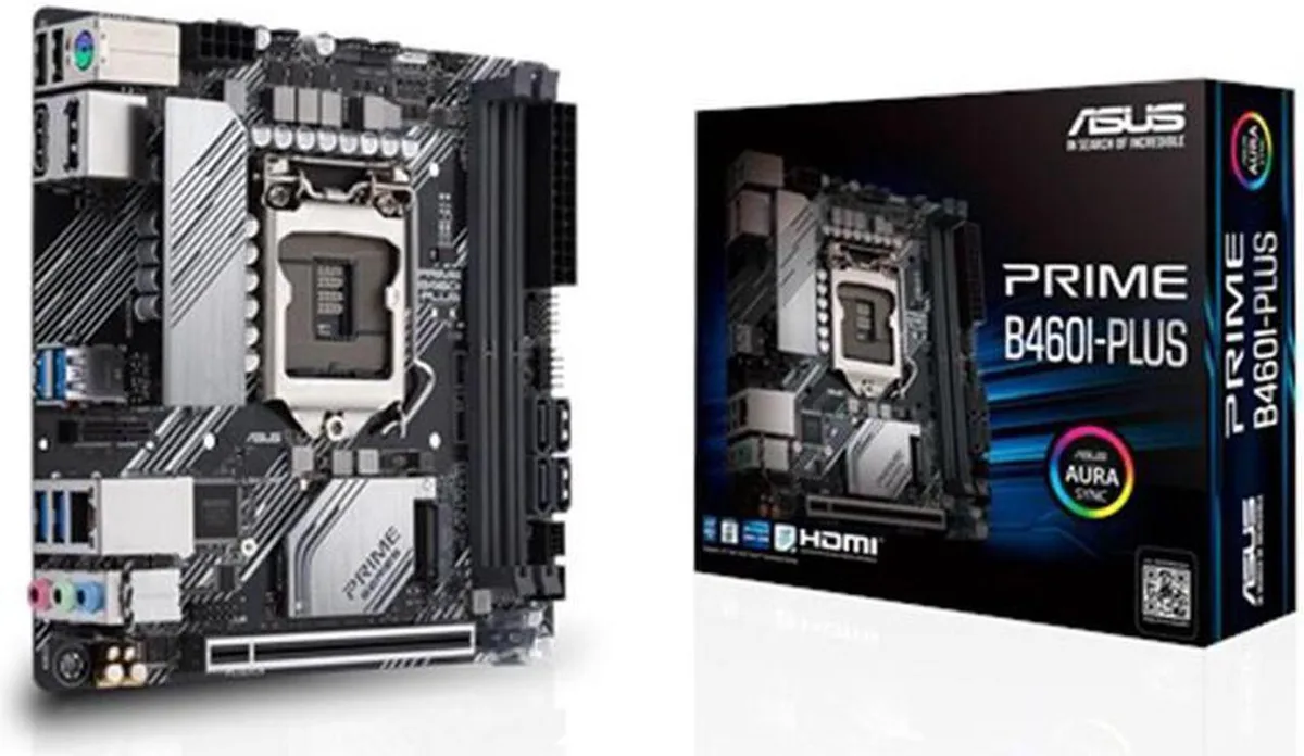 ASUS ASUS PRIME B460I-PLUS LGA 1200 Intel B460 SATA ATX Motherboard — product photo