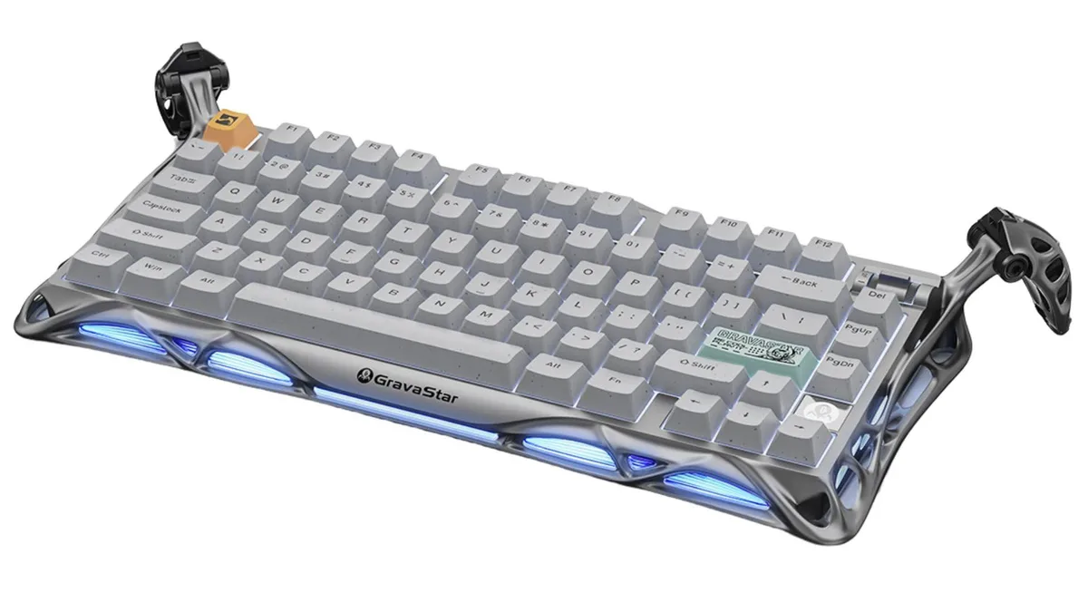 Vszerda Vszerda Mercury K1 Pro 75% Wireless Gaming Keyboard Gray — toote foto