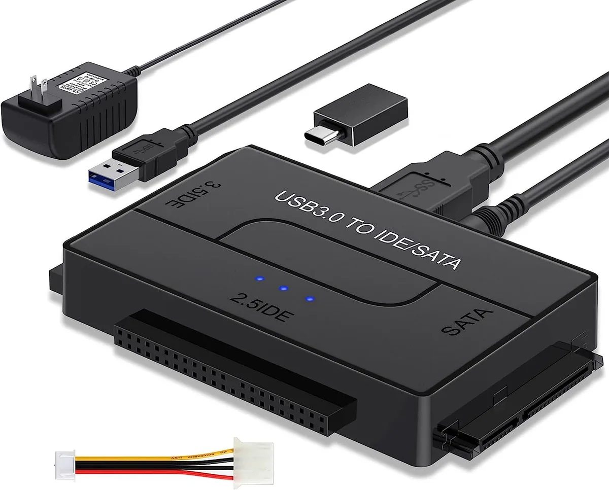 LUOM LUOM E02 USB 3.0 to SATA/IDE hard drive adapter 12V power — صورة المنتج