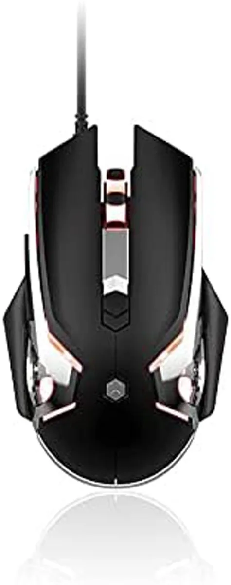 BFKK BFKK AJ120 Wired Gaming Mouse Black 4000FPS 12G 1.7m Braided Cable — foto del producto