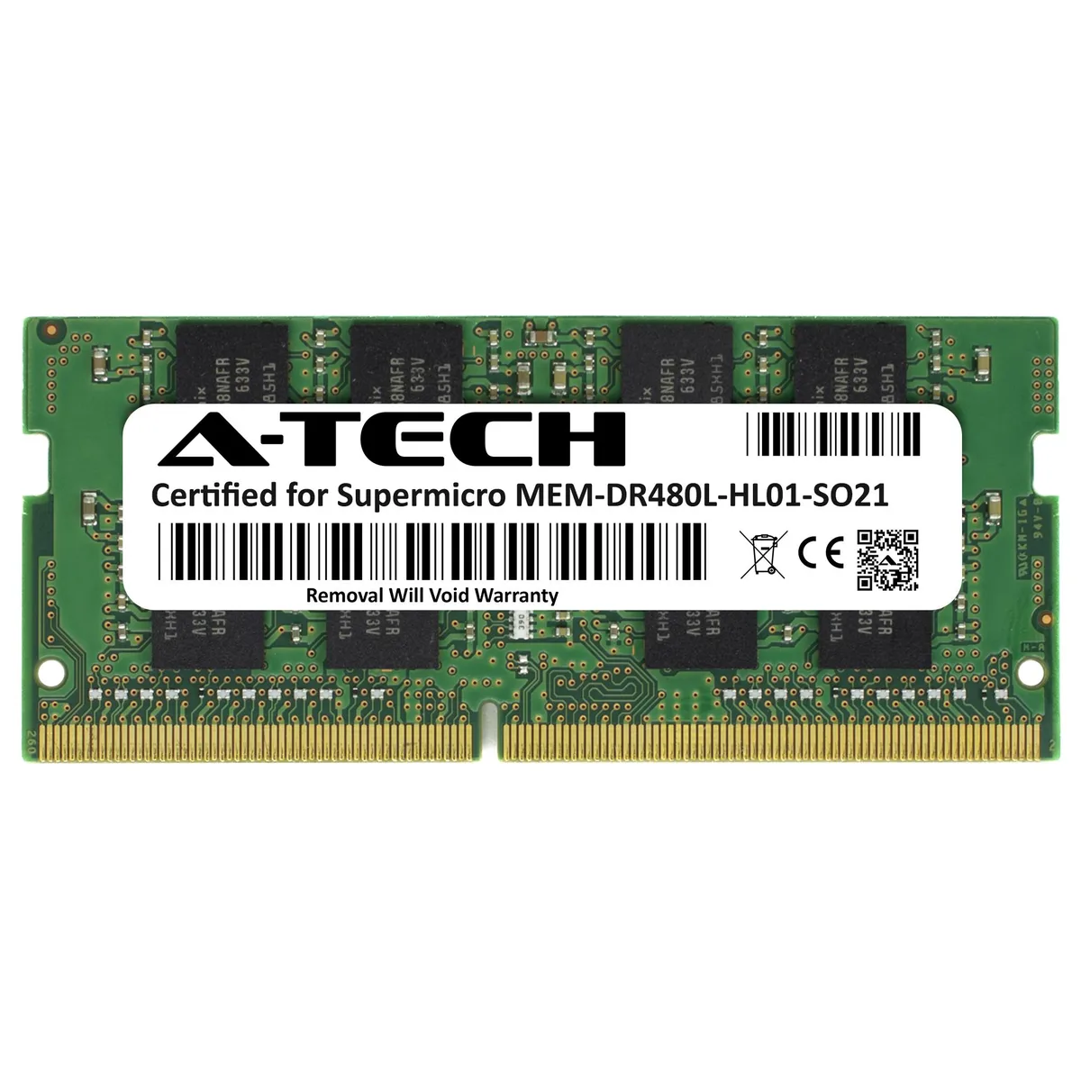 A-Tech A-Tech 8GB DDR4 2133MHz CL15 2Rx8 Non-ECC SODIMM Laptop RAM — 商品写真