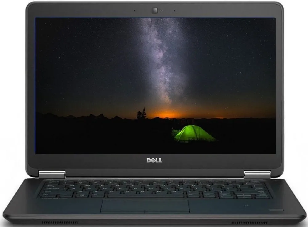 Silver 14 inch Dell Latitude E7470 ultrabook closed lid