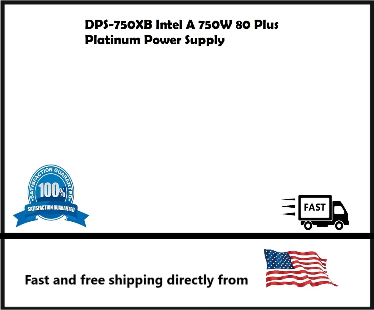 Intel Intel DPS-750XB 750W 80 Plus Platinum power supply — product photo