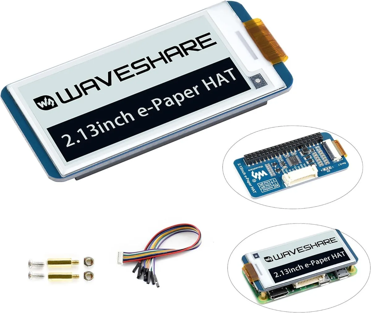 MCDODO MCDODO 2.13inch E-Ink Display HAT V4 250x122 Black/White development board — 商品照片