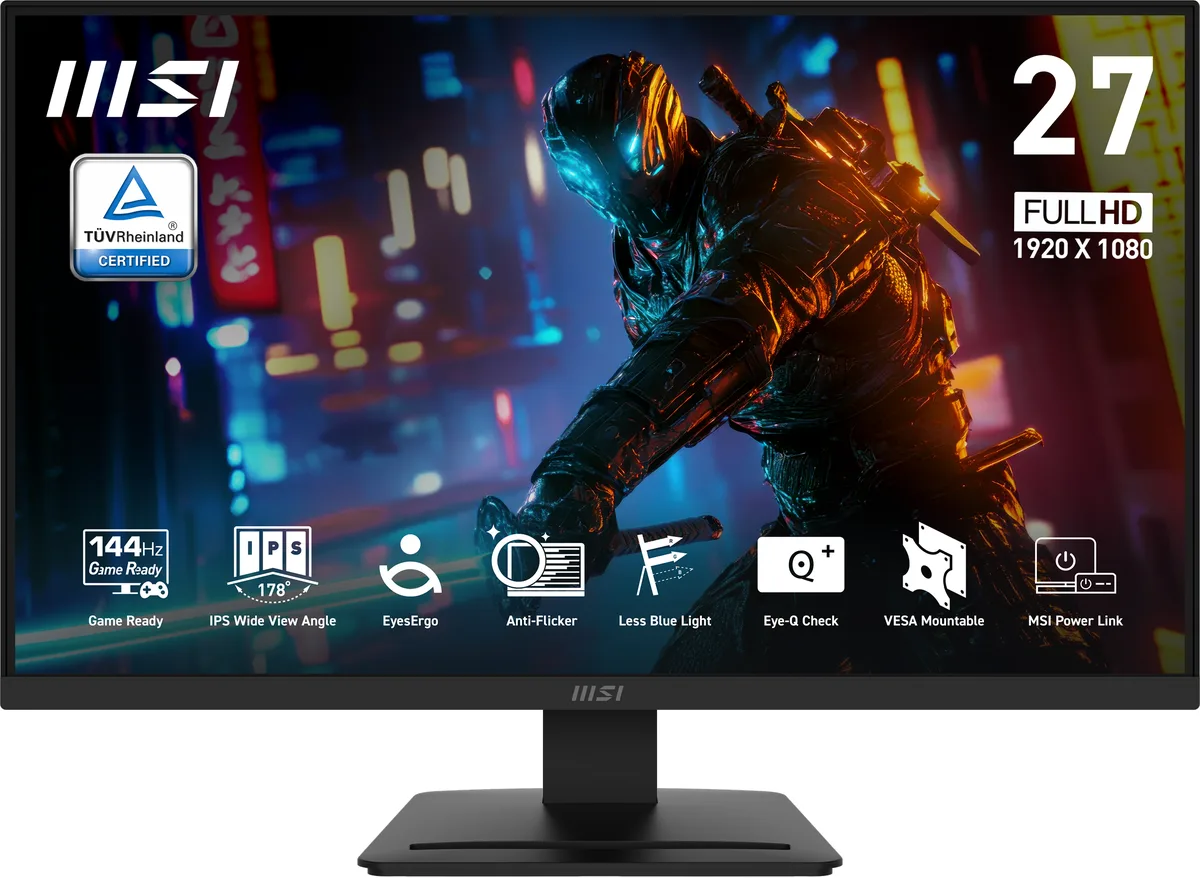 MSI MSI PRO MP273L E14 27" 144Hz FHD IPS gaming monitor — product photo