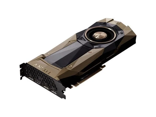 NVIDIA NVIDIA TITAN V 1.20 GHz 1.46 GHz 12 GB HBM2 Dual Slot graphics card — photo du produit
