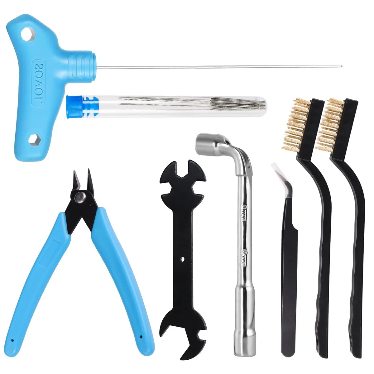 Sovol 17-piece 3D printer tool kit with nozzle cleaning tools and wrenches
