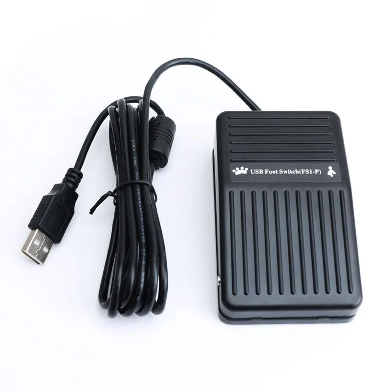 TOPWOLF TOPWOLF SS-TFSB-01 USB 3-Pedal Gaming Foot Switch — photo du produit