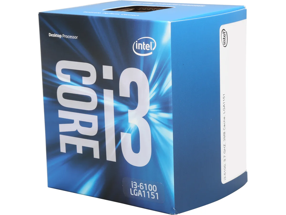 Intel Intel Core i3-6100 BX80662I36100 desktop processor — product photo