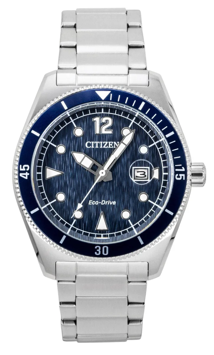 Citizen Citizen Eco-Drive AW1881-52L Blue Dial Solar Watch 43mm 100m — fotografia produsului
