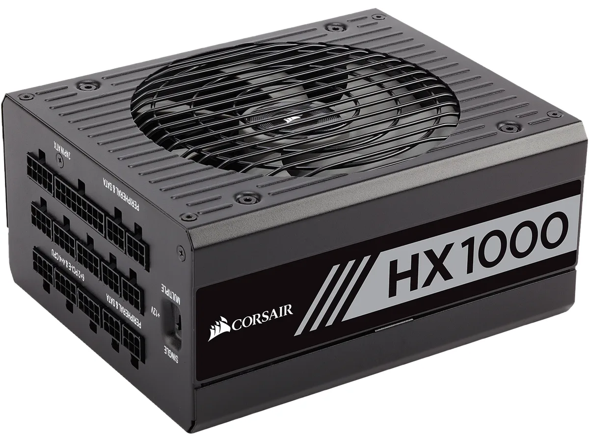 Corsair Corsair HX1000 CP-9020139-NA 1000 W power supply — product photo