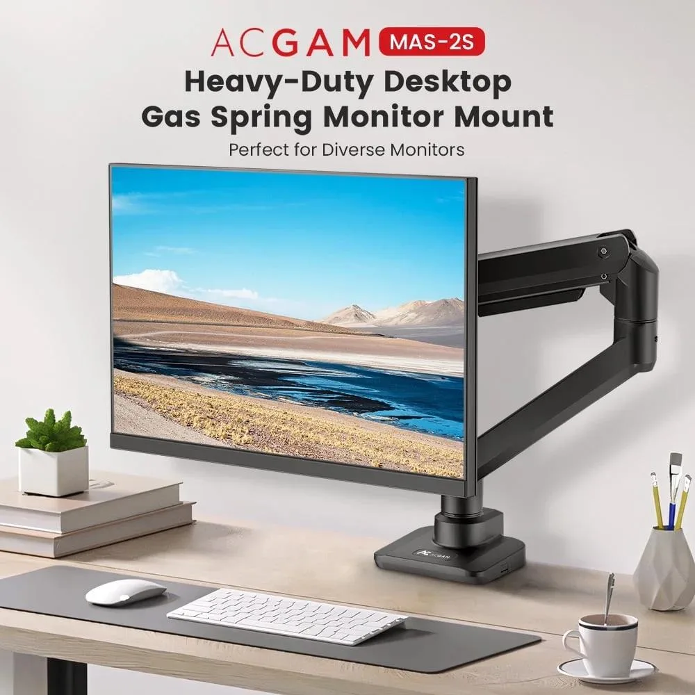 ACGAM ACGAM MAS-2S 17-49in 44lb Gas Spring Monitor Arm — termékfotó