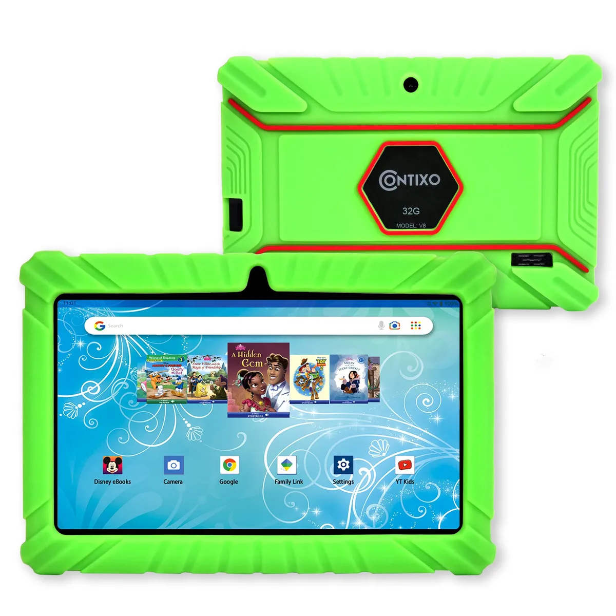 Contixo Contixo V8-2 Green 7" Tablet Android 11 2GB 32GB — 商品写真