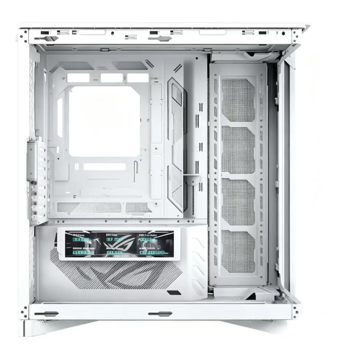 ASUS ASUS ROG Cronox GR801 Curved Deluxe Edition PC case white — product photo