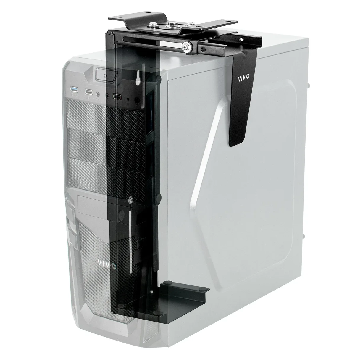 VIVO VIVO Under-Desk Wall PC Mount 135° Swivel 3.5-7.8" 11.5-20.5" 22 lbs — ภาพสินค้า