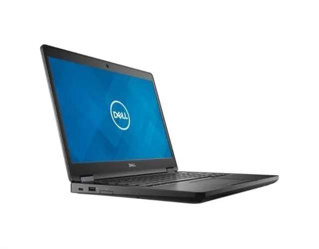 Silver 14-inch Dell Latitude 5490 business laptop, closed lid, matte finish