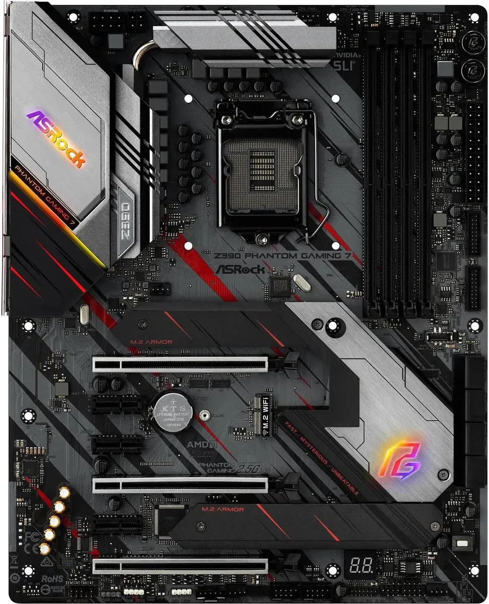 ASRock ASRock Z390 PHANTOM GAMING 7 Intel motherboard — product photo