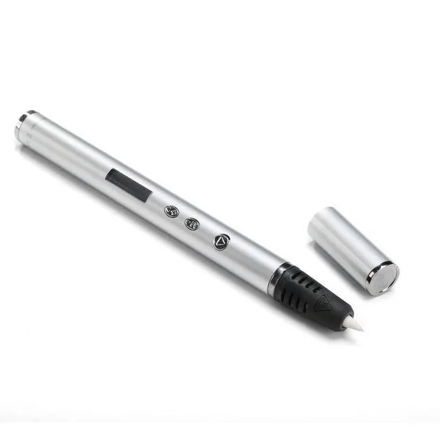 DEWANG DEWANG 3D Printing Pen Silver 1.75mm OLED 170mm 41g — photo du produit