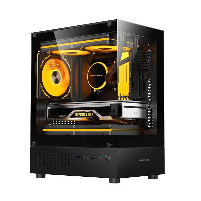 Gintol Gintol Micro ATX Mini ITX PC Case Black 240mm Watercooling Support — fotografia produktu