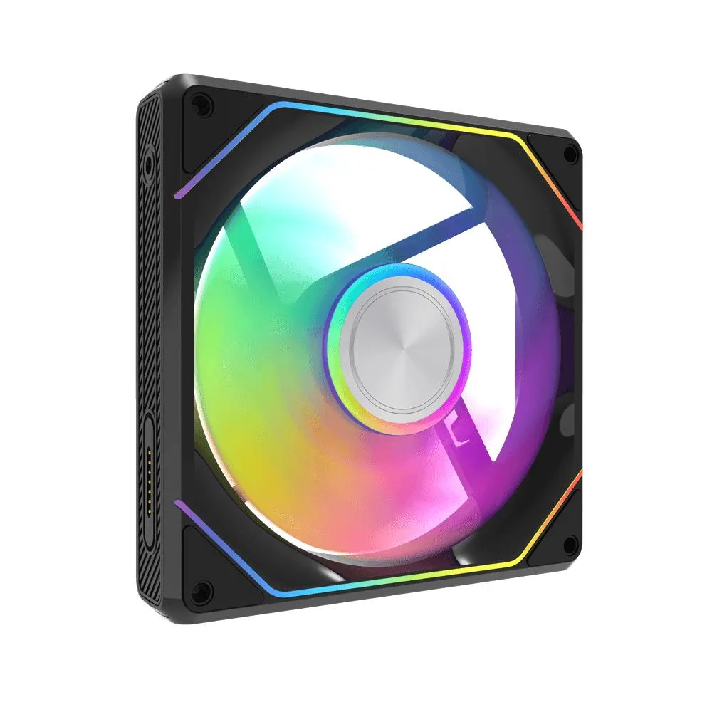 darkFlash darkFlash Gauss G24R 120mm Reverse Blade PWM ARGB Case Fan - Black — product photo
