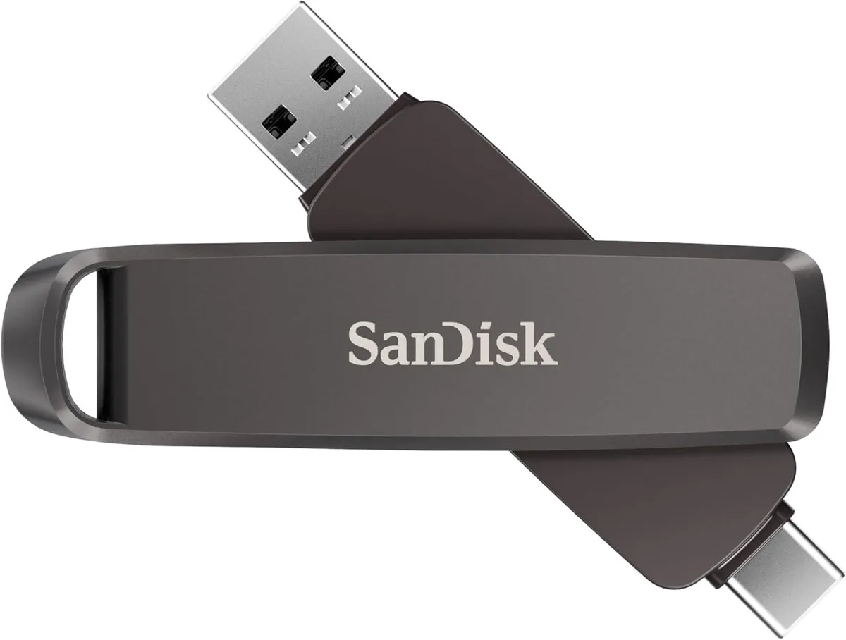 SanDisk SanDisk Extreme PRO Dual 1TB USB 3.2 Gen 2 Type-A/C SDDDE1-1T00-G46 — photo du produit