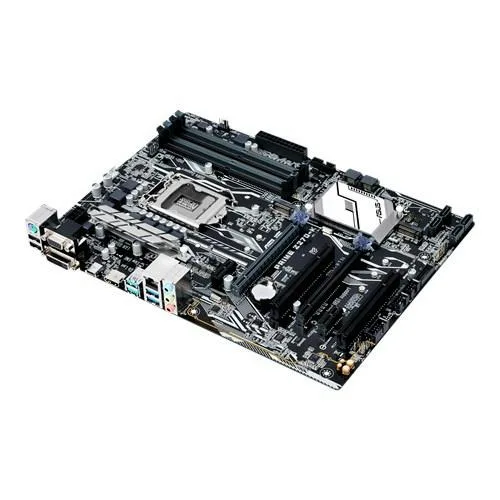 Green ATX motherboard with silver heatsinks and black slots