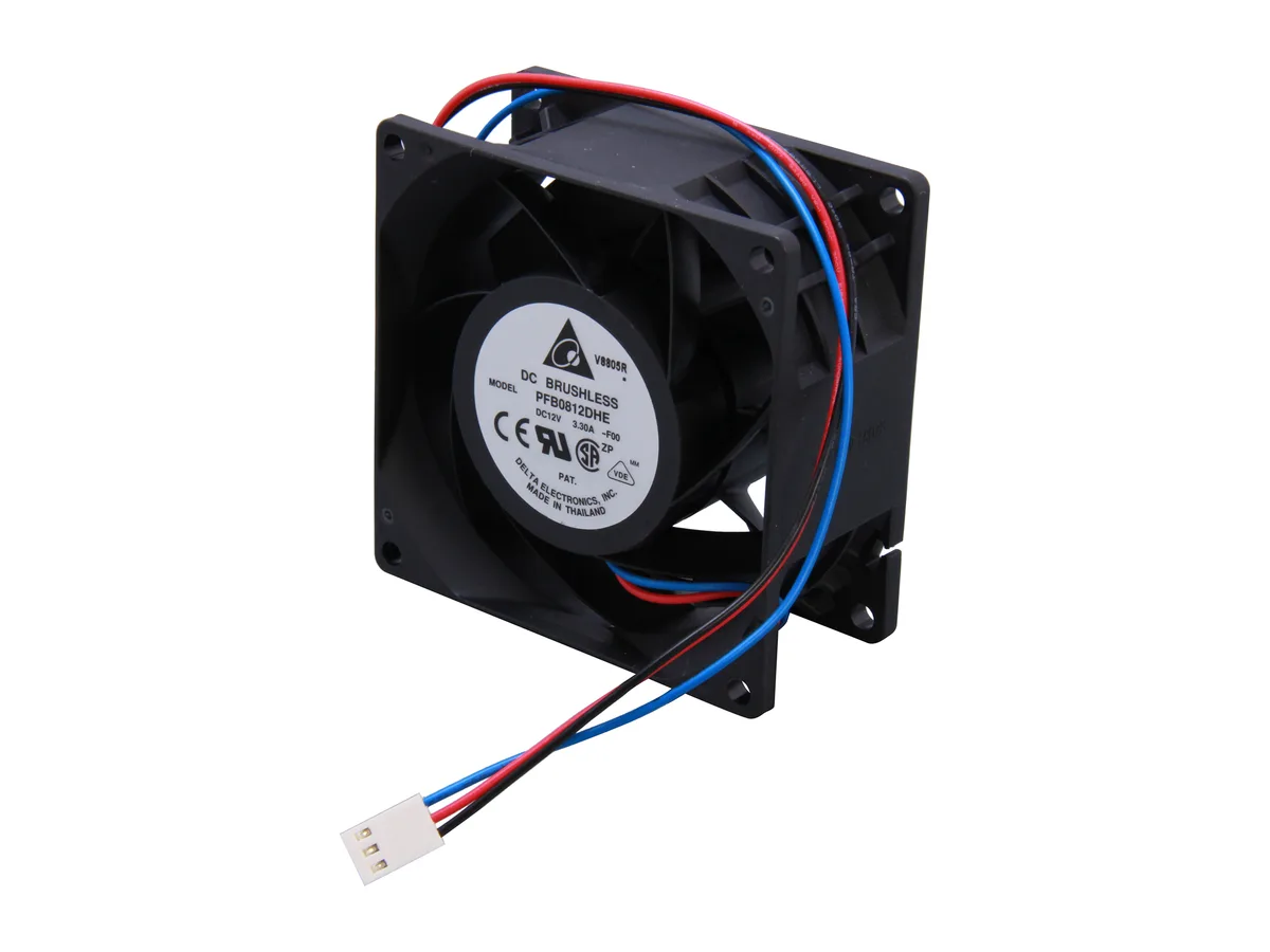 1ST PC CORP. 1ST PC CORP. FN-PFB0812DHE-F00 Case Fan 80mm 9000 RPM — fotografija izdelka