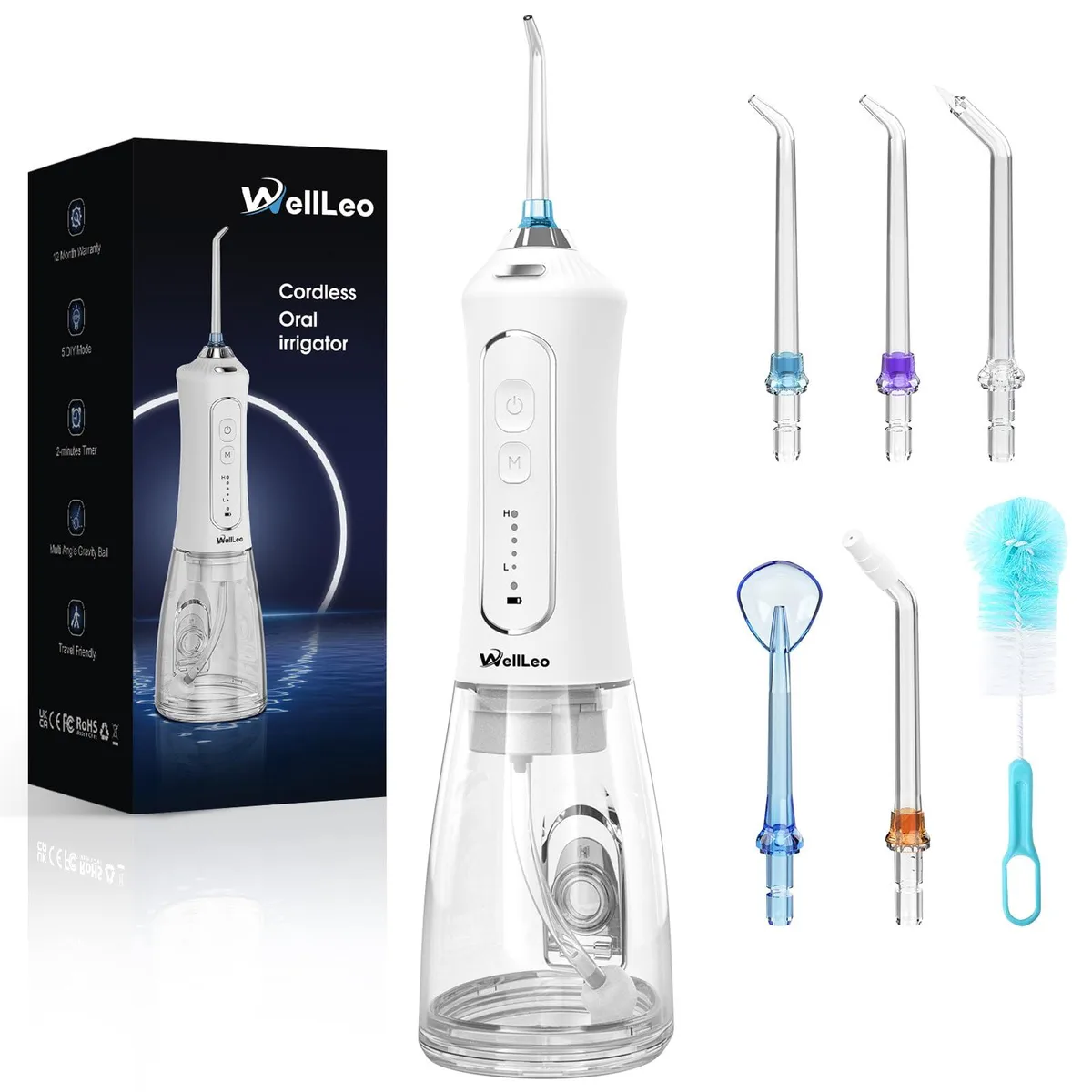  Waterpik HF-P12 oral care 300ML 1300 pulses 2500mAh — product photo