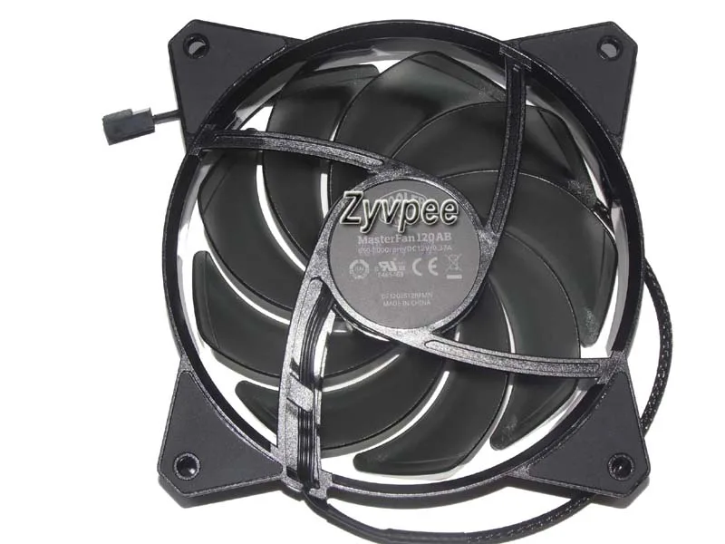 Zyvpee Zyvpee MasterFan 120AB 12025 4 Pin Red LED case fan — foto do produto