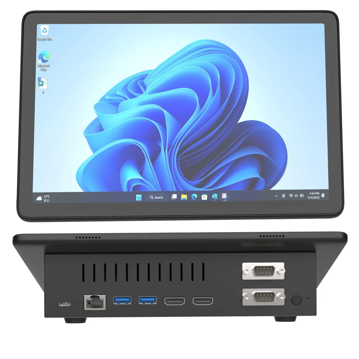Higole Higole 10.1" Touch All-in-One PC Celeron J4125 8GB 128GB Win 11 Pro Battery — صورة المنتج