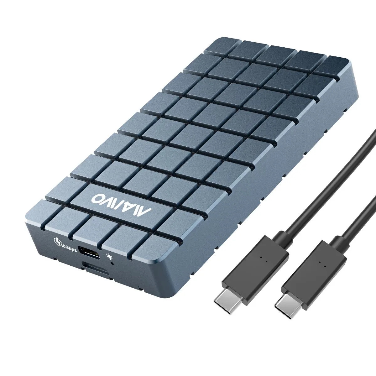 MAIWO MAIWO 40Gbps M.2 NVMe Enclosure USB4 Type-C Grey Aluminium — product photo