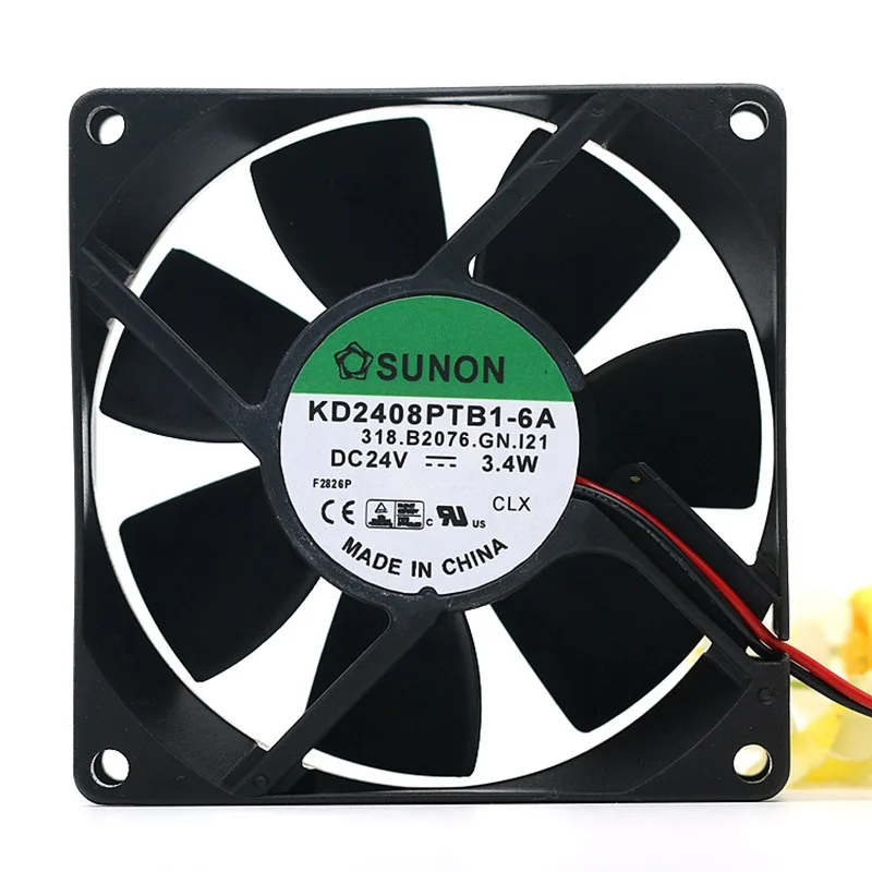 Fans Fans KD2408PTB1-6Size case fan 80x80x25mm 24V 2.9W 3800RPM — product photo