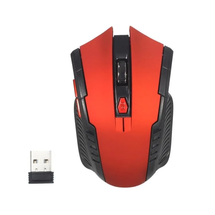 eForChina eForChina 6-Key 2.4G 1600 DPI Wireless Gaming Mouse Red — fotografia produktu