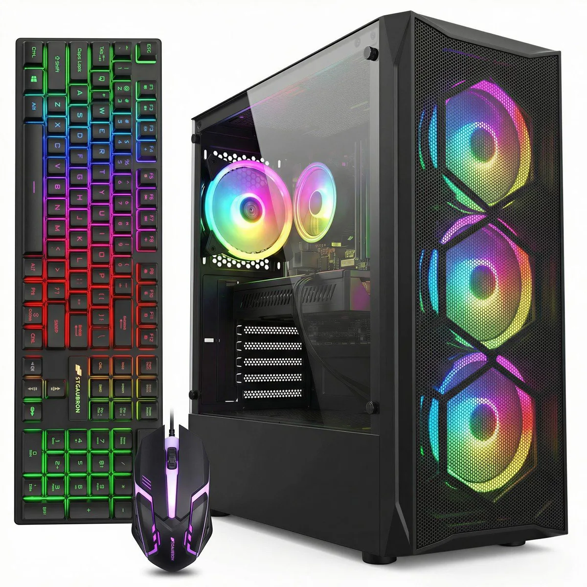 STGAubron STGAubron ABR1924 Gaming PC i7-8th 4.1GHz RX 580 8G 16G DDR4 1TB SSD — fotografija proizvoda