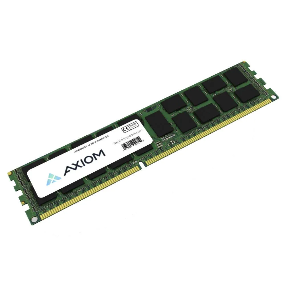 Green 240-pin DDR3 DIMM with black chips and gold contacts