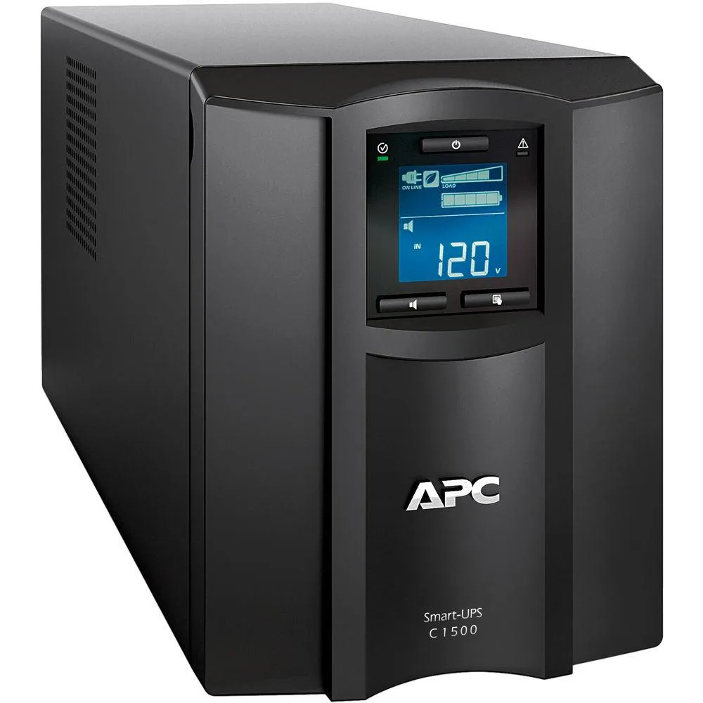 APC APC SMC1500C Tower UPS 1440VA 900W 8x NEMA 5-15R 16GB USB 3.0 — product photo