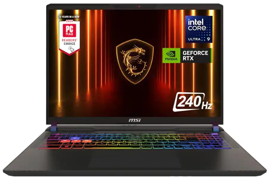 MSI MSI Vector 16 HX AI 400 16" QHD+ 240Hz Gaming Laptop Cosmo Gray — photo du produit