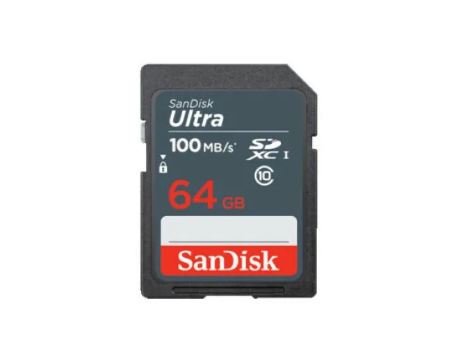 SanDisk SanDisk Ultra 64GB SDXC UHS-I Class 10 100MB/s memory card — صورة المنتج