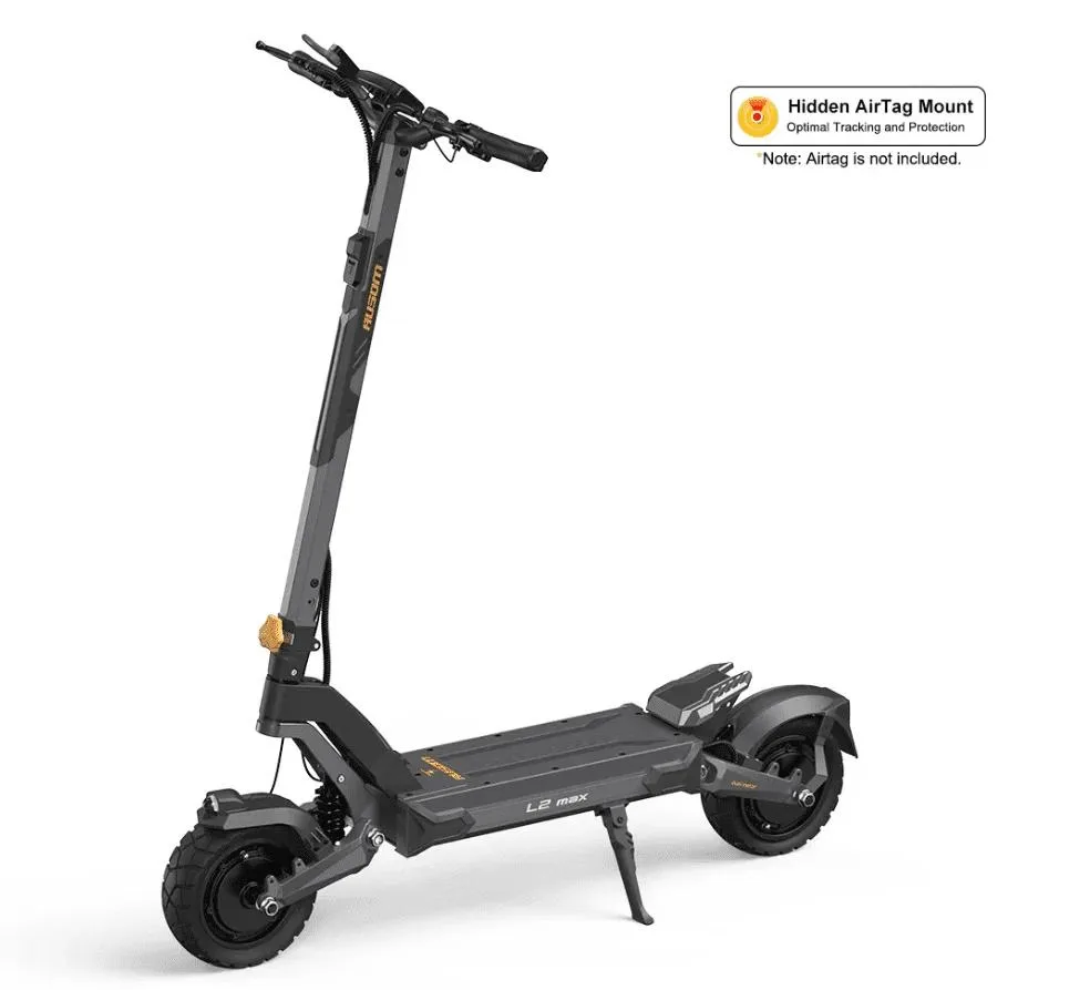 Ausom Ausom L2 Max Dual Motor Electric Scooter 40 mph 56 miles 1000Wh Dark Gray — foto del prodotto
