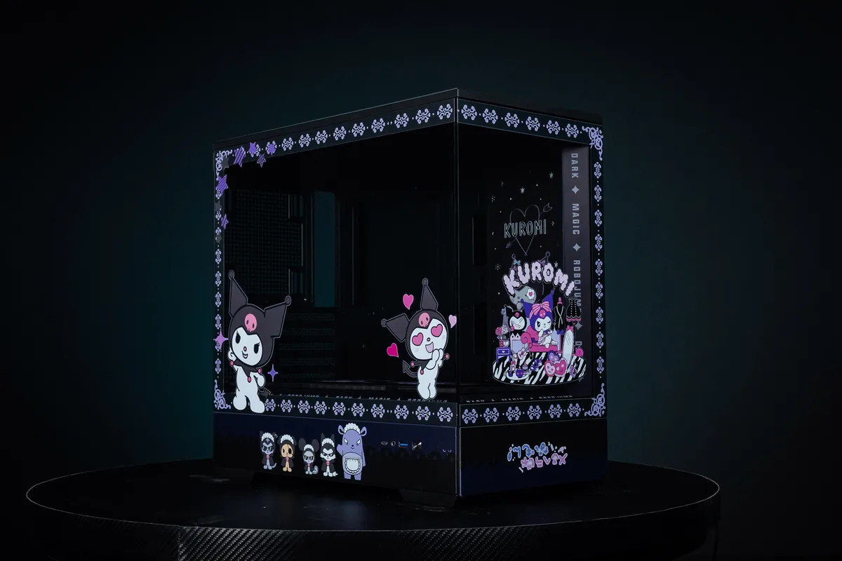 Corn Electronics Corn Electronics Bauhaus Micro-ATX ITX PC Case Kuromi Black — photo du produit