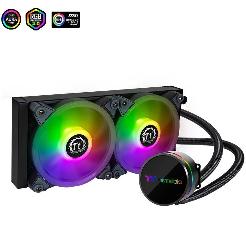 Thermaltake Thermaltake Hurricane S240 CL-W292-PL24SW-A liquid cooler — photo du produit