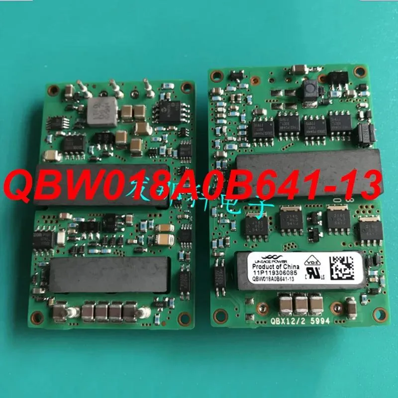 Rectangular ATX power supply unit with metal casing and ventilation grille