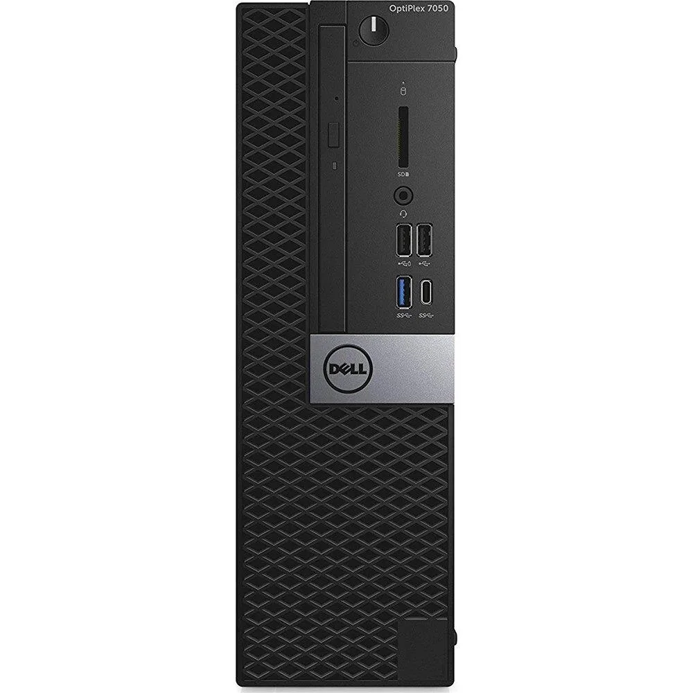 Black Dell OptiPlex 7050 small form factor desktop