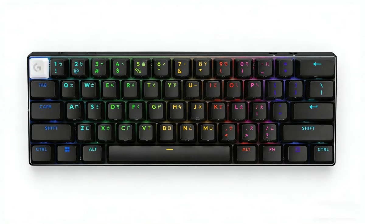 Logitech Logitech G PRO X 60 Black GX Optical Tactile gaming keyboard — Produktfoto