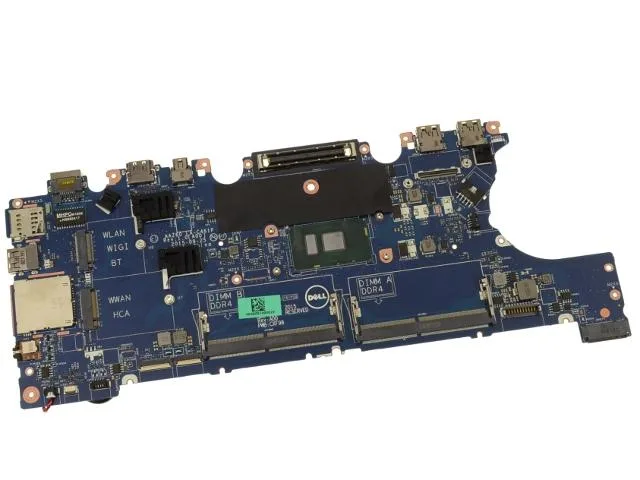 Dell Latitude E7470 motherboard with i7-6600U 2.6GHz processor and integrated Intel graphics