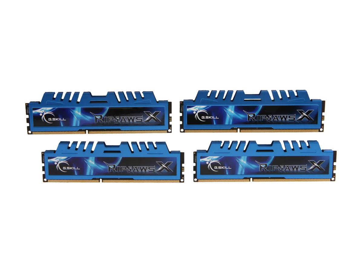 G.SKILL G.SKILL F3-1600C9Q-32GXM 32GB DDR3 1600 CL9 Quad Channel desktop RAM — product photo
