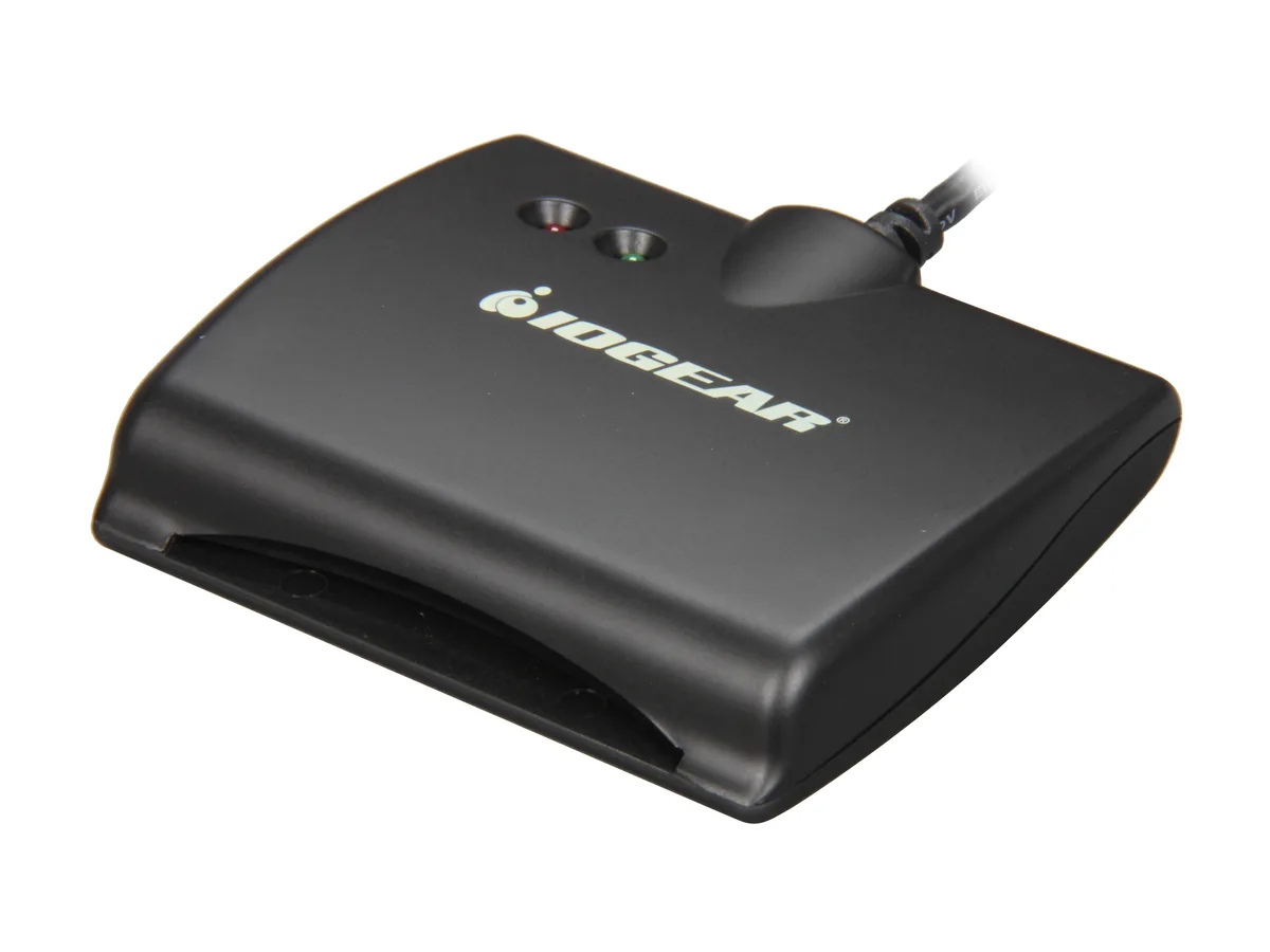 IOGEAR IOGEAR GSR202 USB 2.0 Smart Card Reader 1 Slot Black — product photo