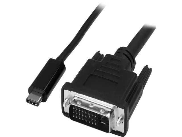 STARTECH STARTECH CDP2DVIMM2MB USB-C to DVI adapter cable 2m 2560x1600 — fotografia produsului