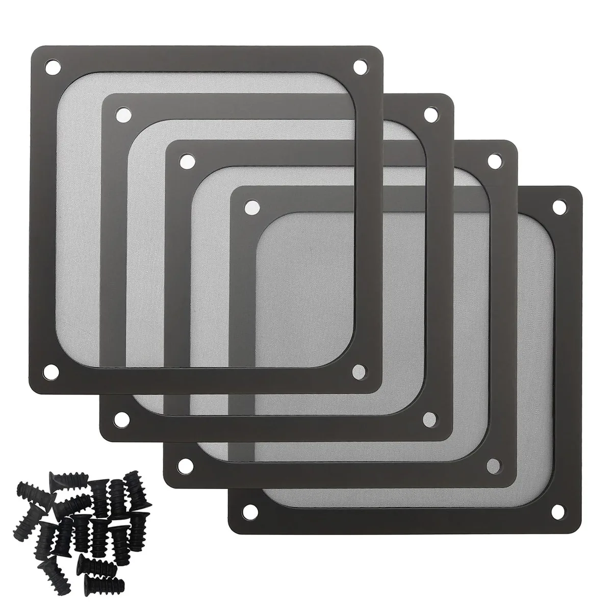 Westinghouse 120mm Magnetic Nylon Filter 90mm 92mm 80 Mesh 4 Pack — ภาพสินค้า