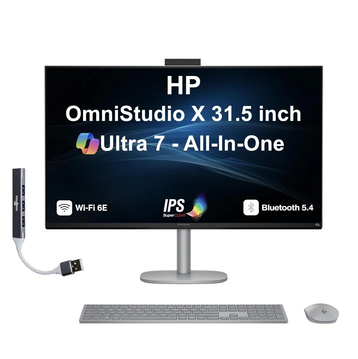 HP HP OmniStudio X All-in-One PC 31.5" 4K IPS Ultra 7-256V 16GB LPDDR5X 8TB NVMe — 제품 사진